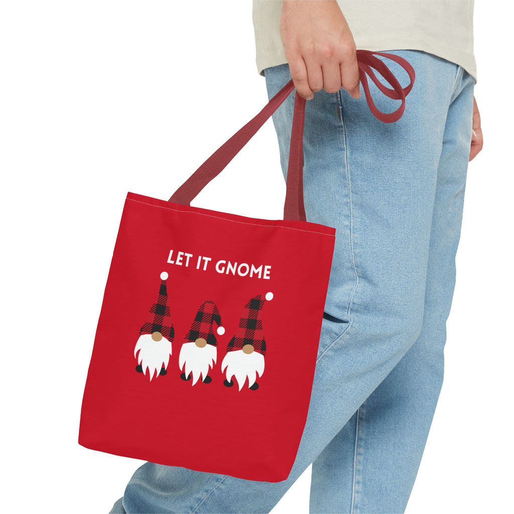 Let It Gnome Tote Bag - Quirky and Fun Carryall for Gnome Lovers