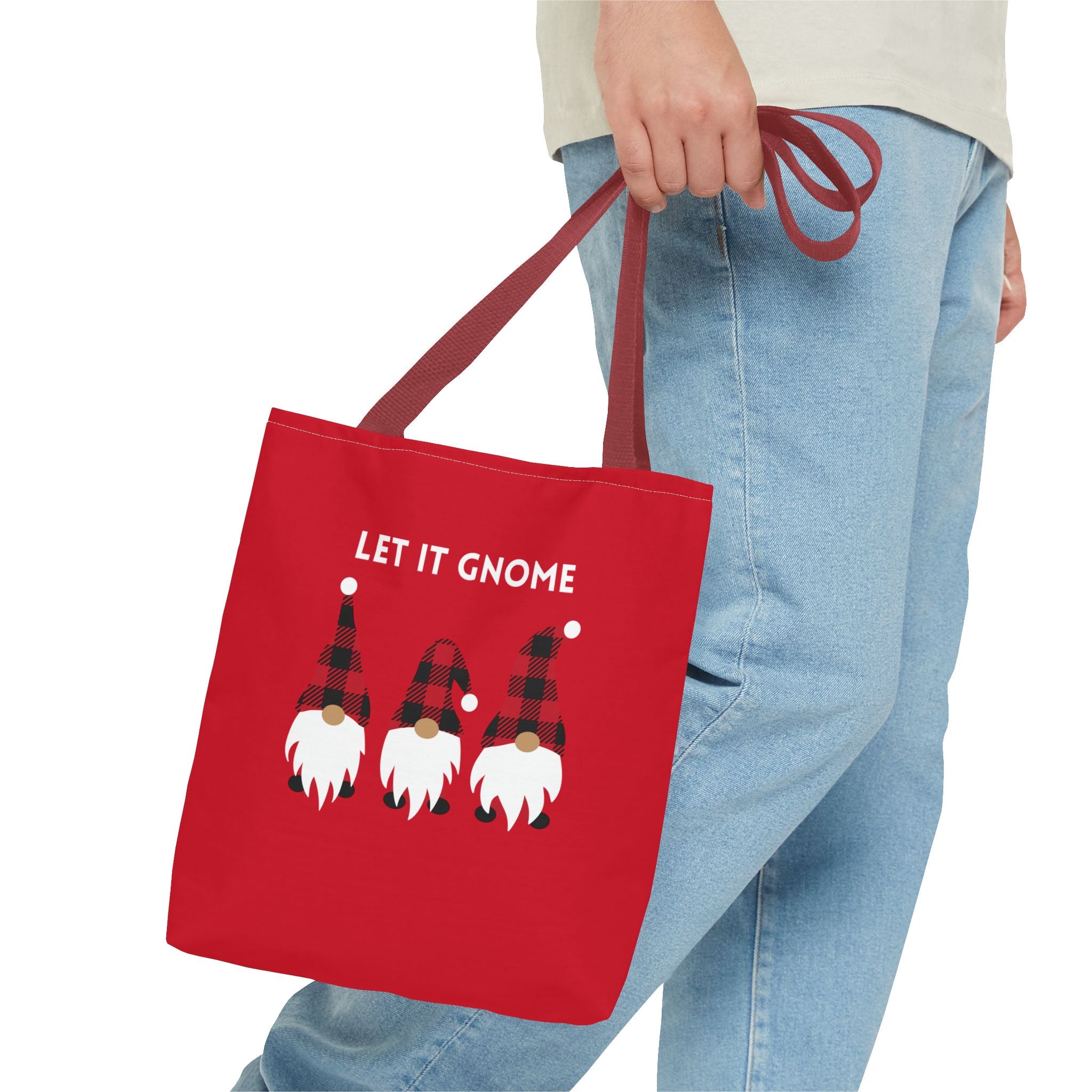 Let It Gnome Tote Bag - Quirky and Fun Carryall for Gnome Lovers